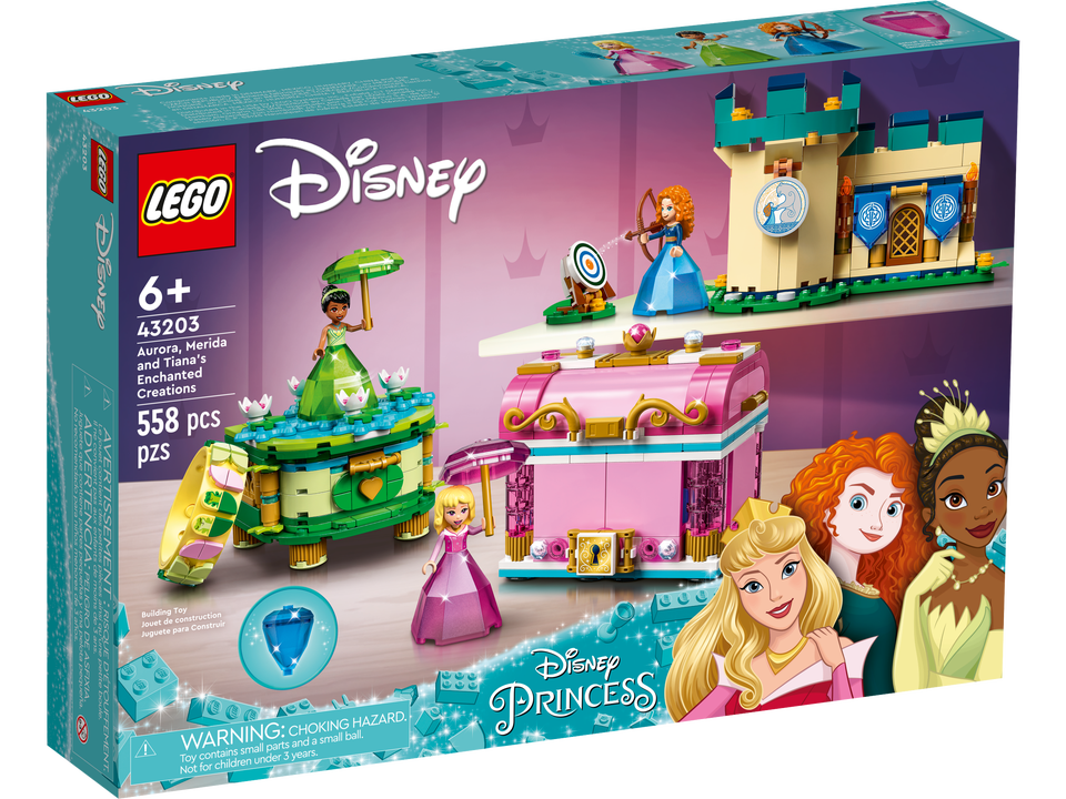 LEGO® Aurora, Merida & Tiana's Enchanted Creations 43203 – Growing Tree Toys