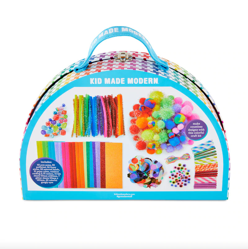 Multicolor DIY Arts And Craft Pom-Poms, 100 Piece Variety Pack