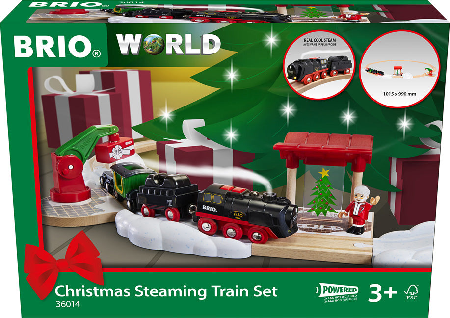 Toy christmas trains cheap for around the tree