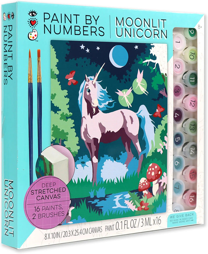 Paint by Numbers for Kids – 2 Pack Kids Paint by Number Unicorns