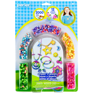 Perler Fused Bead Kit: Stripes n' Jewelry