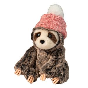 Douglas Blitzen Sloth with Winter Hat 7.5"