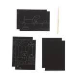 Ooly Scratch & Scribble Mini Scratch Art Kit - Playful Pups