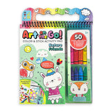 Bright Stripes iHeartArt Jr Art on the Go! Cut & Create Activity Pad