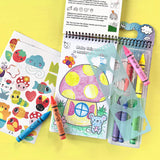 Bright Stripes iHeartArt Jr Art on the Go! Cut & Create Activity Pad