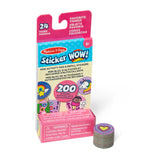 Melissa & Doug® Sticker WOW!® Mini Activity Pad & Refill Stickers - Favorite Things (200+ Stickers, Stamper Not Included)