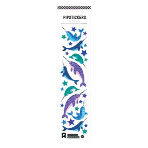 Pipsticks® 2"x8" Sticker Sheet: Nimble Narwhals