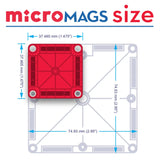 Magna-Tiles® Combo Set + microMAGS (20 pieces)