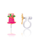 Girl Nation Clip-On Earrings: Jingle Bell Delight