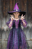 Great Pretenders Amethyst the Spider Witch Dress with Hat Size 5/6