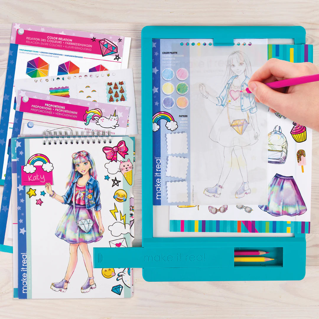 Make it Real: Fashion Design Tracing Light Table – Growing Tree Toys