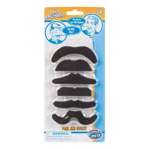 Toysmith Peel & Stick Fake Moustache