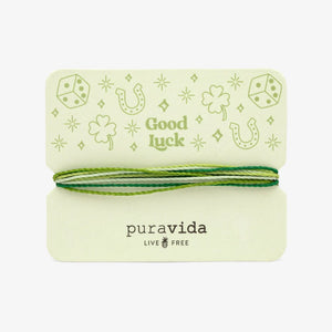 Pure Vida® Bracelet Card Good Luck