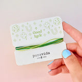 Pure Vida® Bracelet Card Good Luck