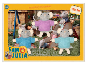 Sam & Julia: The Triplets Plush 3"