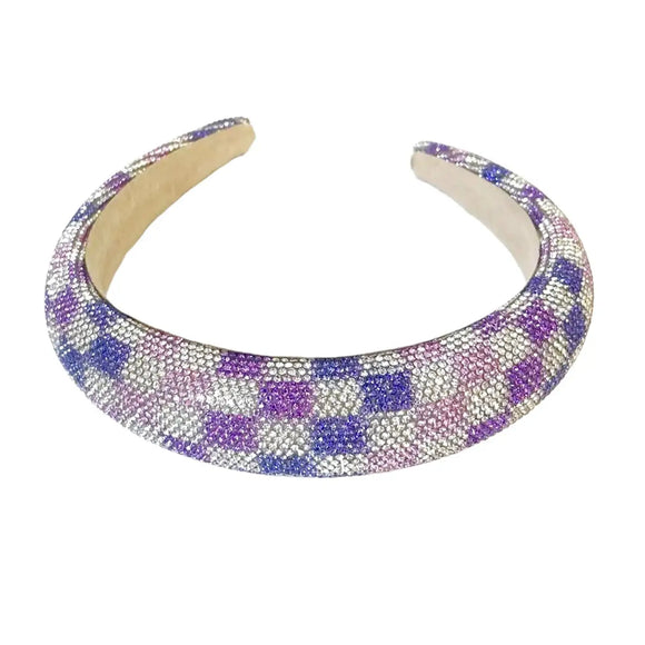 Mavi Bandz Headband: Era Check Crystal