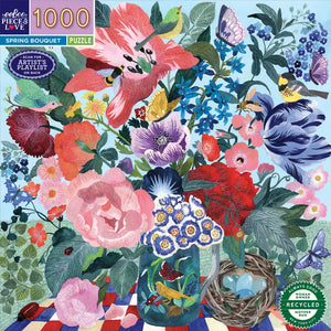 eeBoo 1000 Piece Puzzle Spring Bouquet