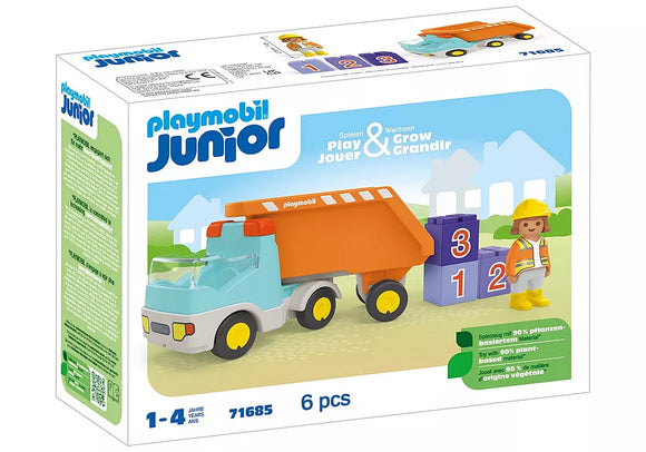 Playmobil Junior: Dump Truck 71685