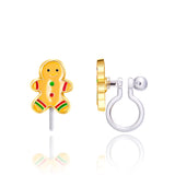 Girl Nation Clip-On Earrings: Gingerbread Friend