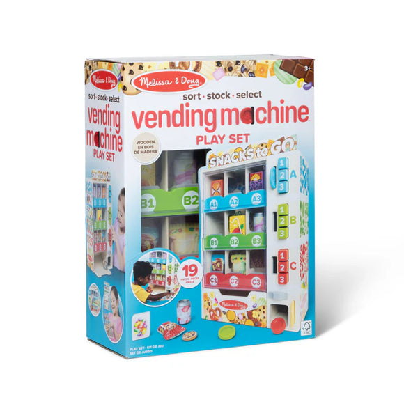 Melissa & Doug® Sort, Stock, Select Wooden Vending Machine Play Set