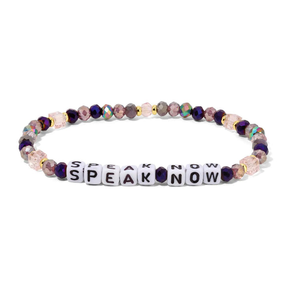 Bead Bracelet: Swift Inspired: Speak Now