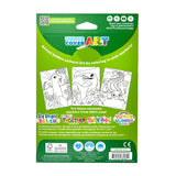 Ooly Undercover Art Hidden Pattern Coloring Activity Art Cards - Dino Tales