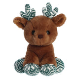 Aurora Merry Reindeer 11" Brown