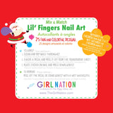 Girl Nation Lil' Fingers Nail Art For Kids: Holly Jolly Christmas