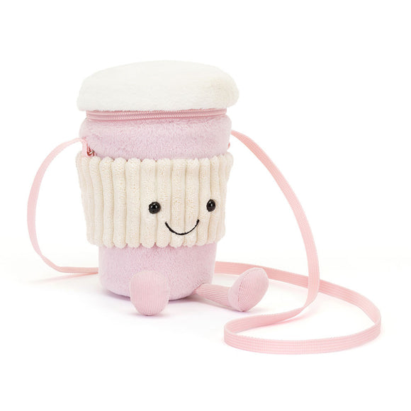 Jellycat Amuseable Coffee-to-Go Bag Pink 9