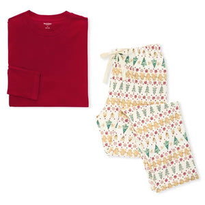 Burt's Bees Organic Family Pajamas Gingerbread Fair Isle