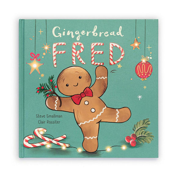 Jellycat Book Gingerbread Fred