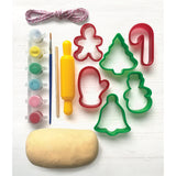 Bright Stripes Make & Paint Clay Cookie Ornaments