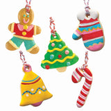 Bright Stripes Make & Paint Clay Cookie Ornaments