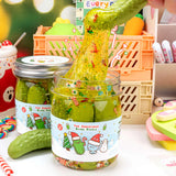 Kawaii Slime: Holiday Collection - The Christmas Pickle Clear Slime