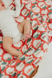 Copper Pearl: Knit Swaddle Blanket - Claus