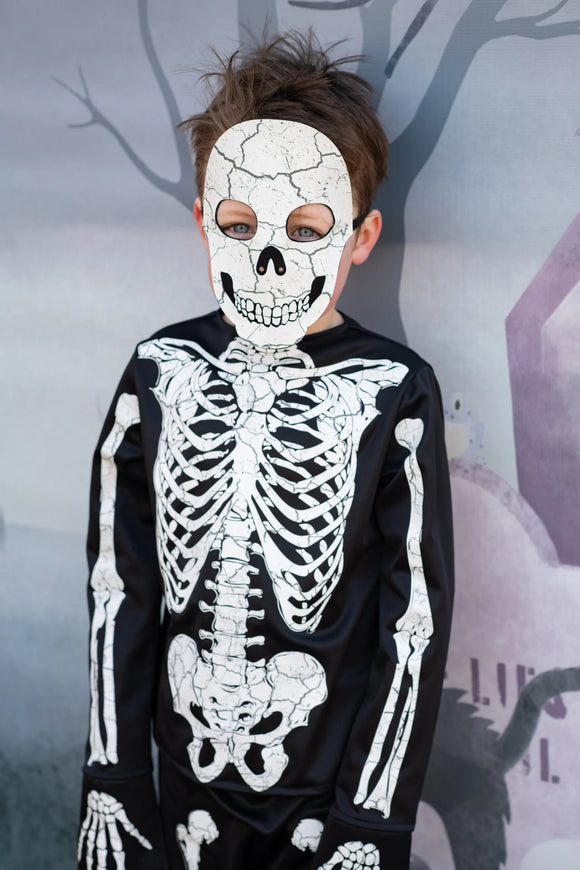 Great Pretenders Glow in the Dark Skeleton Shirt, Pants & Mask