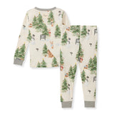 Burt's Bees Organic Two-Piece Pajamas Christmas Tree Farm