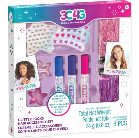 Make it Real: Imagination Land Glitter Locks Hair Accessory Set