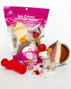 Earth Grown KidDough: Bagged Sensory Kit - Ice Cream