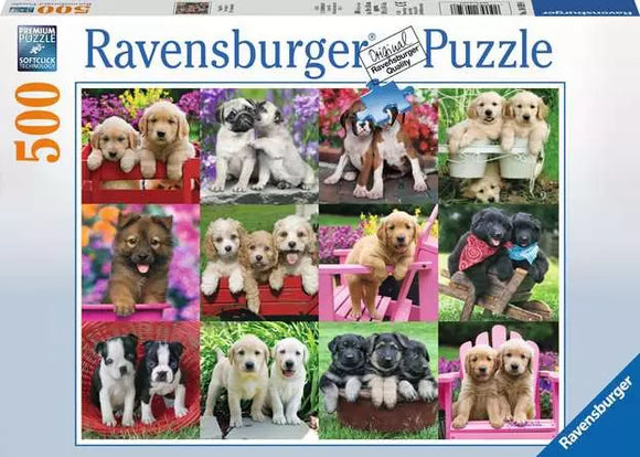 Ravensburger Puzzle 500 Piece Puppy Pals