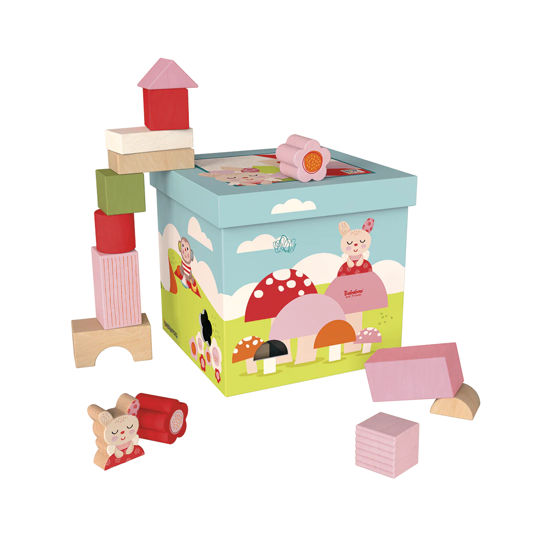 Bababoo® Bunny Pippa Babablocks Building Blocks – Growing Tree Toys