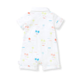 Burt's Bees Organic Baby Beach Shack Polo Romper