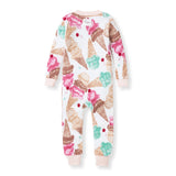 Burt's Bees Organic One-Piece Snug Fit Sleeper Ice Cream Social