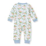 Burt's Bees Organic Baby One-Piece Footless Sleep & Play Colorful Sea Turtles