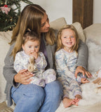 Burt's Bees Organic Two-Piece Pajamas Snowflake Flurries