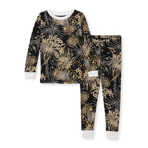 Burt's Bees Organic Two-Piece Pajamas New Year Cheer!