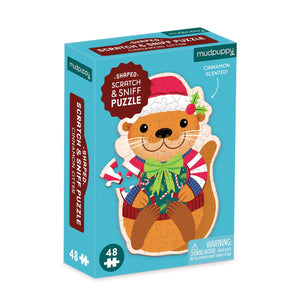 Mudpuppy Scratch & Sniff Puzzle -Cinnamon Otter