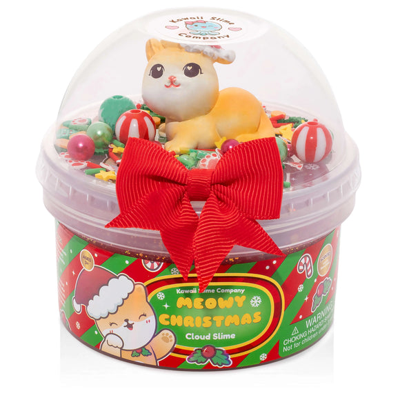 Kawaii Slime: Holiday Collection - Meowy Christmas Cloud Slime