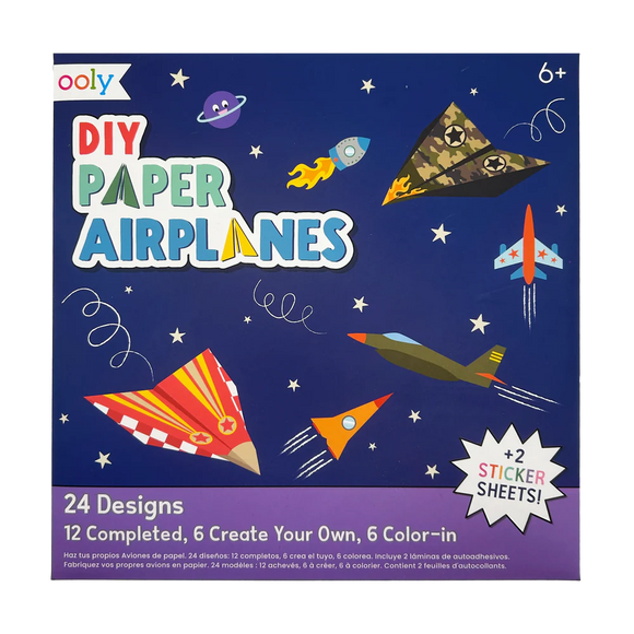 Ooly DIY Paper Airplanes Activity Kit