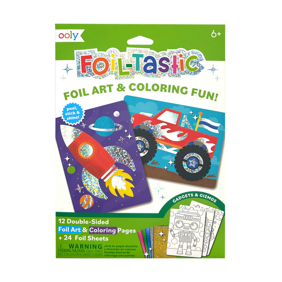 Ooly Foil-tastic Foil Art & Coloring Set - Gadgets and Gizmos